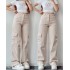 Wholesale cargo pants ladies casual trouser woman clothes pants women high waisted trousers with pocket