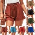 New Fashion Straight Pure Color Loose Short Pants Casual Trousers for Women Ladies Casual Wear Women Lady Girl Apparels,women